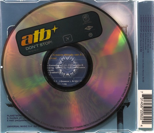 Atb-Don't Stop [CD]