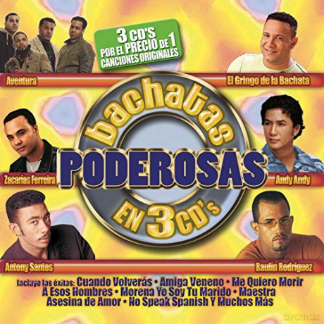 Bachatas Poderosas En 3 Cds [3CD]