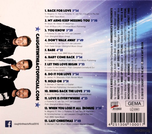 Caught In The Act: Back For Love -Slipcase- [CD]