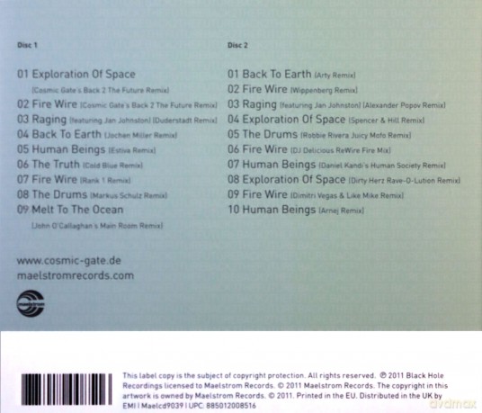 Cosmic Gate: Back2Thefuture [2CD]