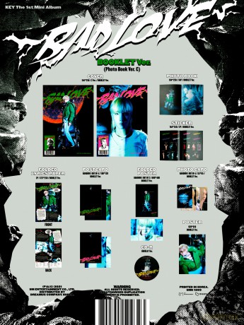 Key: Bad Love (Photobook C Version) (Random Cover) [CD]