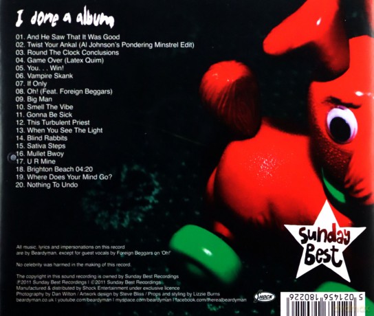 Beardyman-I Done A Album [CD]