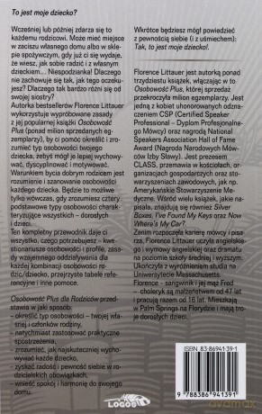 Osobowość plus dla rodziców - Florence Littauer [KSIĄŻKA]