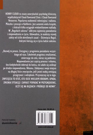 Reguły sukcesu - Henry Cloud [KSIĄŻKA]
