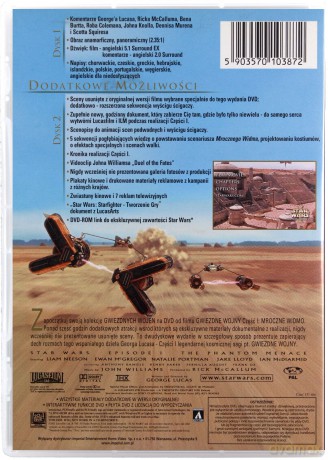 Gwiezdne Wojny Epizod 1. Mroczne Widmo (Star Wars) [2DVD]