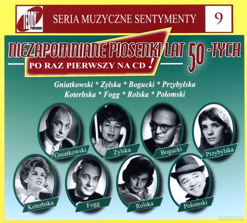 Niezapomniane piosenki lat 50-tych (Muzyczne Sentymenty 9) (digipack) [CD]