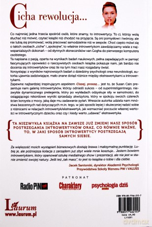 Ciszej proszę...Siła introwersji w świecie, który nie może przestać gadać - Susan Cain [KSIĄŻKA]