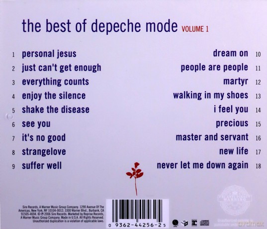 Depeche Mode: Best Of Depeche Mode 1 [CD]
