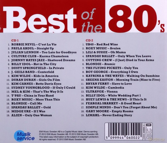 Best of The 80's [2CD]