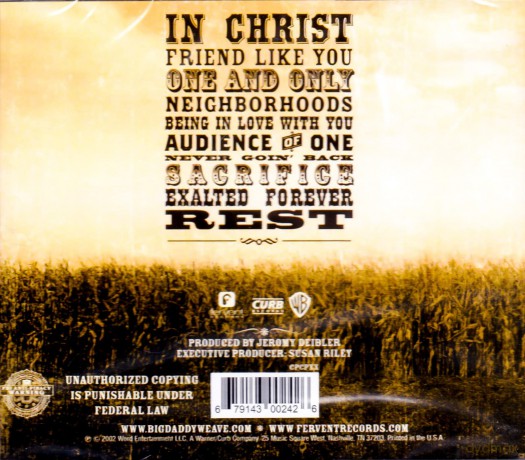 Big Daddy Weave-One And Only [CD]