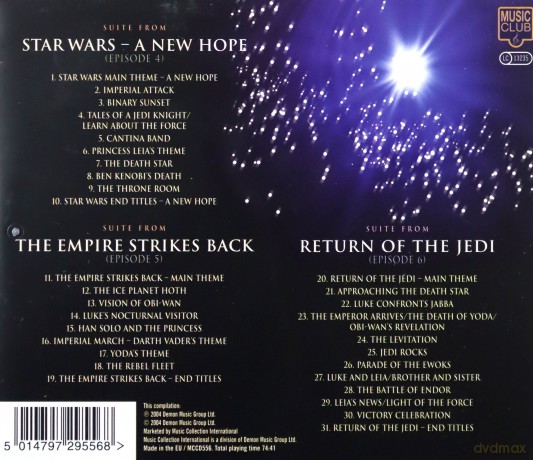 Big Movie Orchestra (the): Big Movie Orchestra (the) - Star Wars Trilogy The (episodes Iv-vi) [CD]
