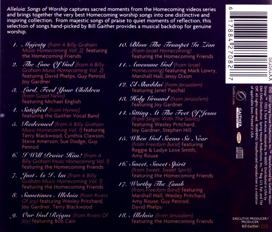 Bill Gaither-Alleluia: Songs Of Worship [CD]