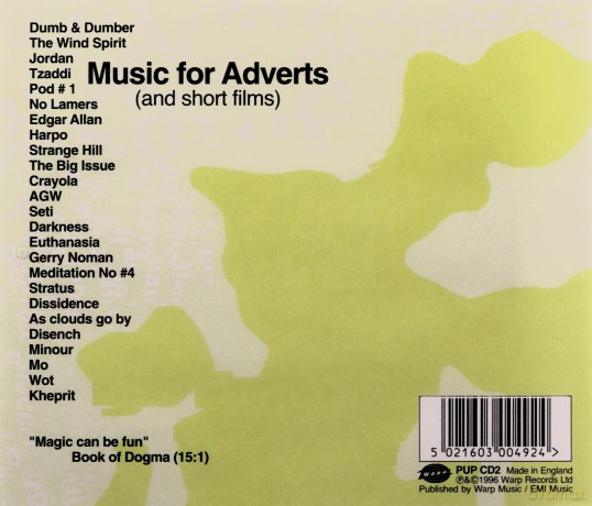 Black Dog-Music For Adverts [CD]