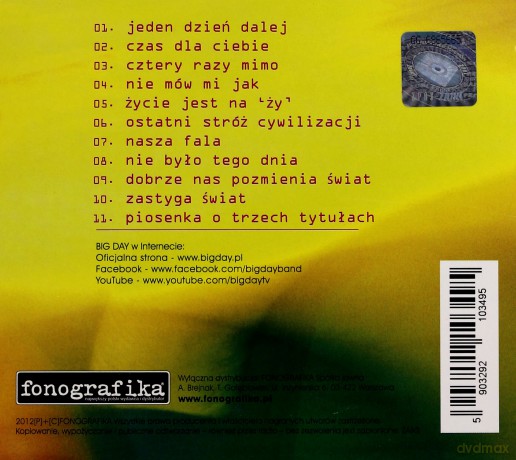 Big Day: Nasza Fala (digipack) [CD]