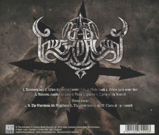 Everdown: Poems - Burn The Past [CD]