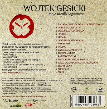 Wojtek Gęsicki: Moja Kraina Lagodnosci [CD]