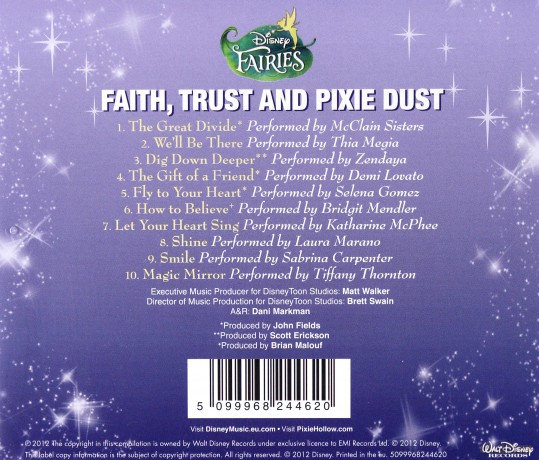 Disney Fairies: Faith, Trust And Pixie Dust [CD]