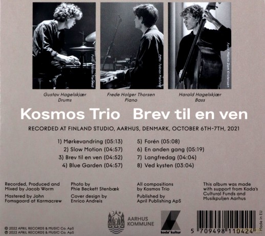 Kosmos Trio: Brev Till En Ven [CD]