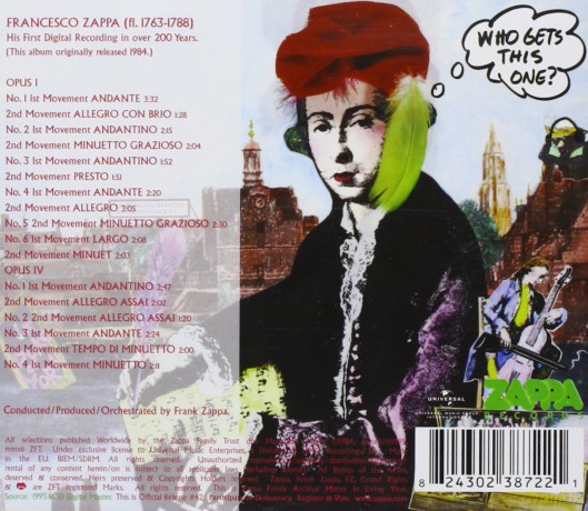 Frank Zappa: Francesco Zappa [CD]
