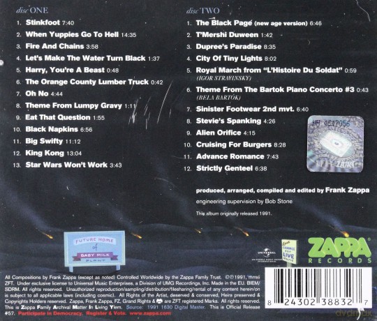 Frank Zappa: Make A Jazz Noise Here [2CD]
