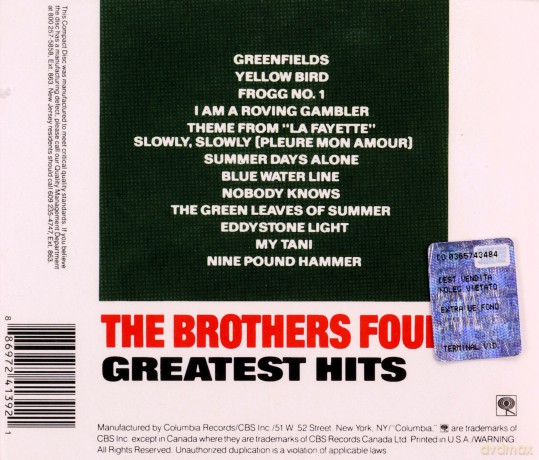 Brothers Four: Brothers Four - Greatest Hits [CD]