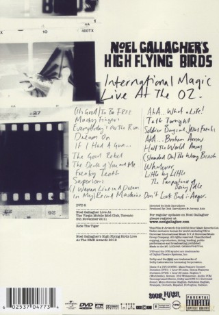 Noel Gallagher's High Flying Birds: International Magic Live At The O2 [2DVD]