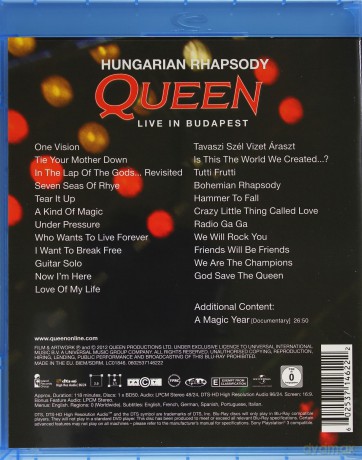 Queen: Hungarian Rhapsody [Blu-Ray]