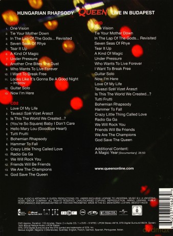 Queen: Hungarian Rhapsody (DELUXE) (digipack) [2CD]+[DVD]