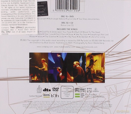 Coldplay: Live 2003 [CD]+[DVD]