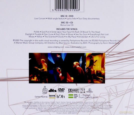Coldplay: Live 2003 [CD]+[DVD]