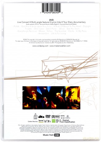 Coldplay: Live 2003 [DVD]