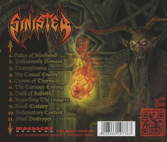 Sinister: The Carnage Ending [CD]