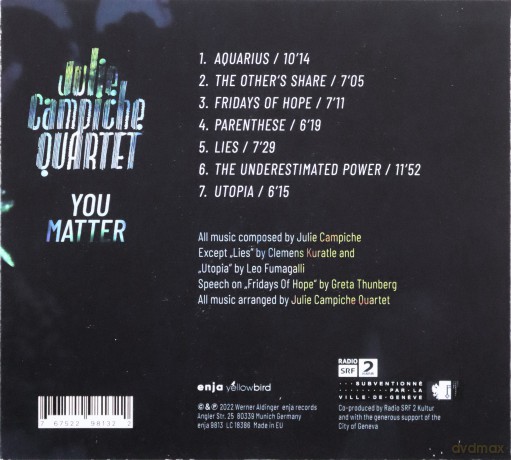 Julie Quartet Campiche: Campiche,Julie Quartet-You Matter [CD]