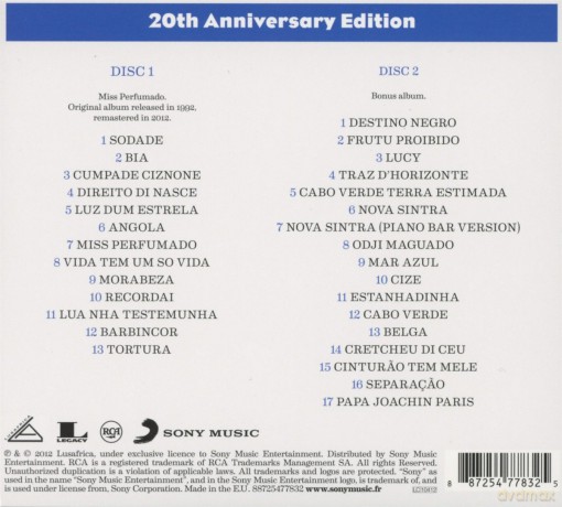 Cesaria Evora: Miss Perfumado - 20th Anniversary [2CD]