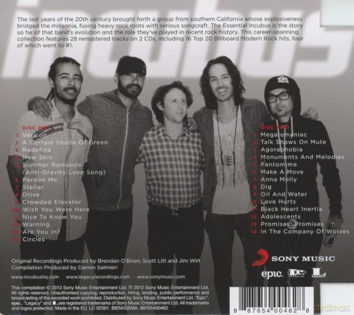 Incubus: The Essential Incubus [2CD]