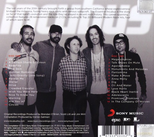 Incubus: The Essential Incubus [2CD]