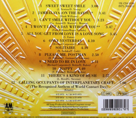 Carpenters (the): Carpenters (the) - Singles 1974-1978 [CD]