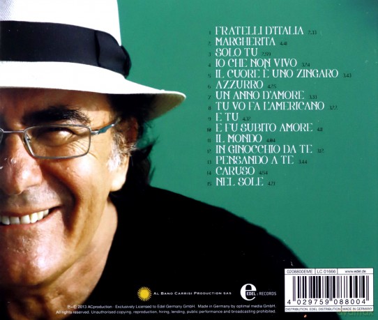 Al Bano Carrisi: Carrisi,Al Bano-Canta Italia [CD]