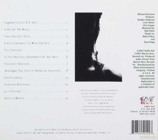Carroll Jim-Praying Mantis [CD]