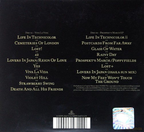 Coldplay: Viva La Vida + Prospekt's March (Ep) (ecopack) [2CD]