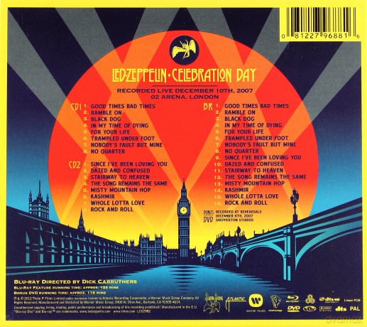 Led Zeppelin: Celebration Day [2CD]+[DVD]+[Blu-Ray]