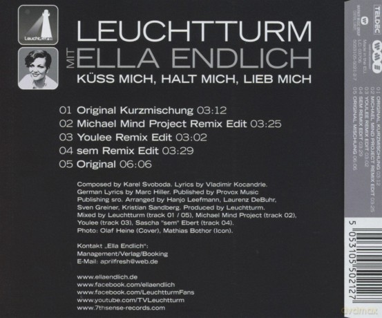 Leuchtturm/Ella Endlich: Küss Mich,Halt Mich,Lieb Mich [CD]