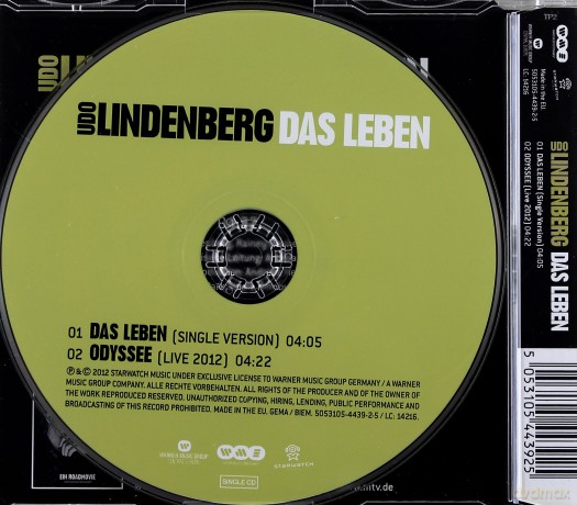 Udo Lindenberg: Leben,Das(2track) [CD]