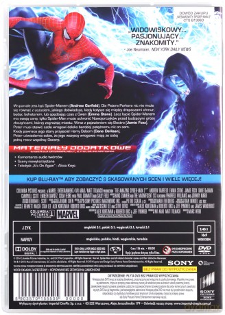 Niesamowity Spider-Man 2 [DVD]