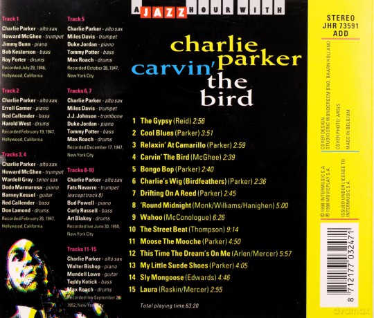 Charlie Parker-Carvinâ´ The Bird [CD]