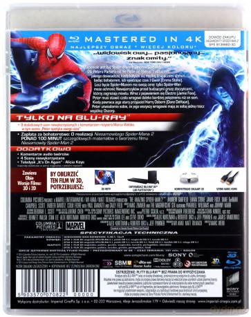 Niesamowity Spider-Man 2 3D [Blu-Ray 3D]+[Blu-Ray]