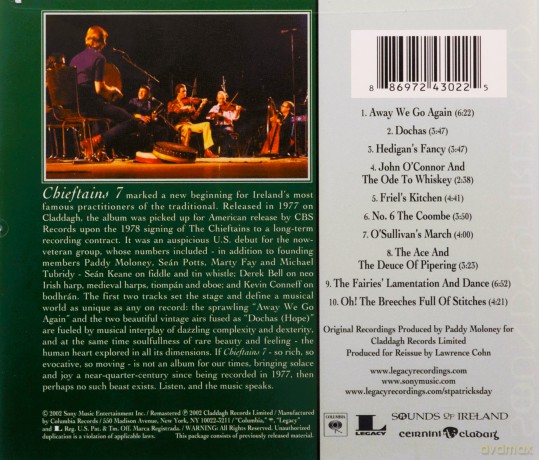 Chieftains-Chieftains 7 [CD]
