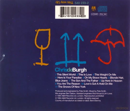 Chris De Burgh: Chris De Burgh-this Way Up [CD]