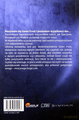 Dotyk Gwen Frost. Akademia mitu I - Jennifer Estep [KSIĄŻKA]