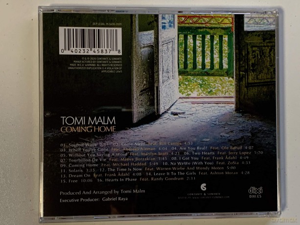 Tomi Malm: Coming Home [CD]